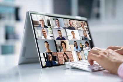 Video Conference Work Webinar Online At Home